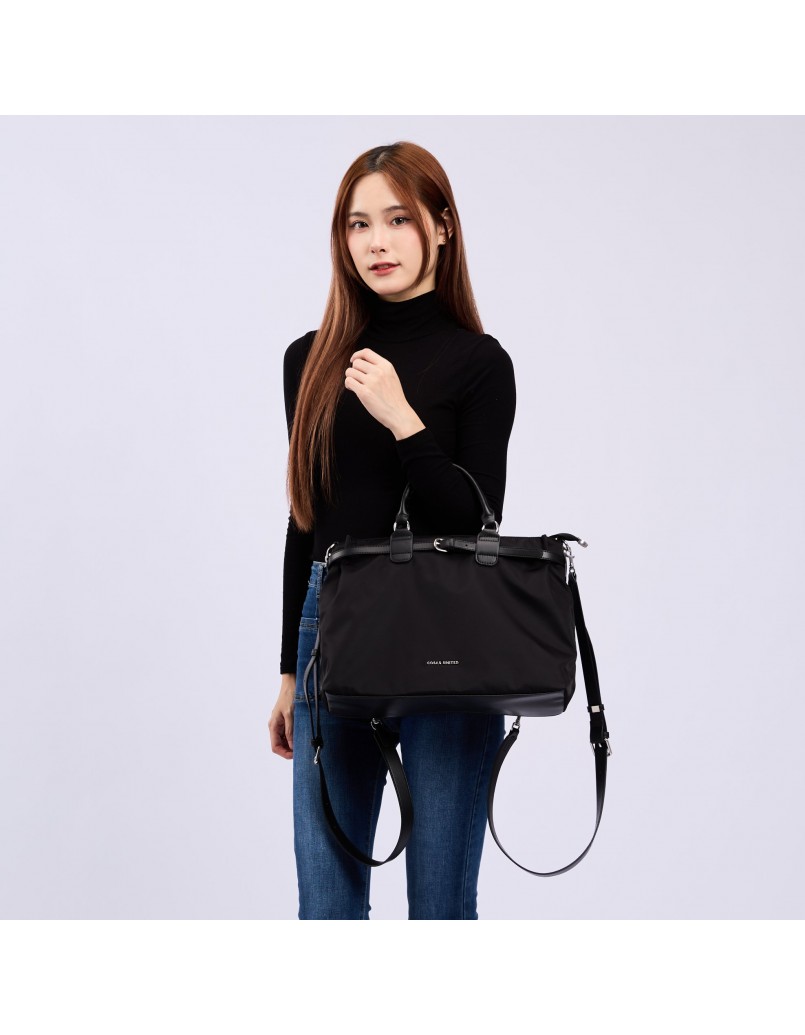 Handle Tote Bag Black