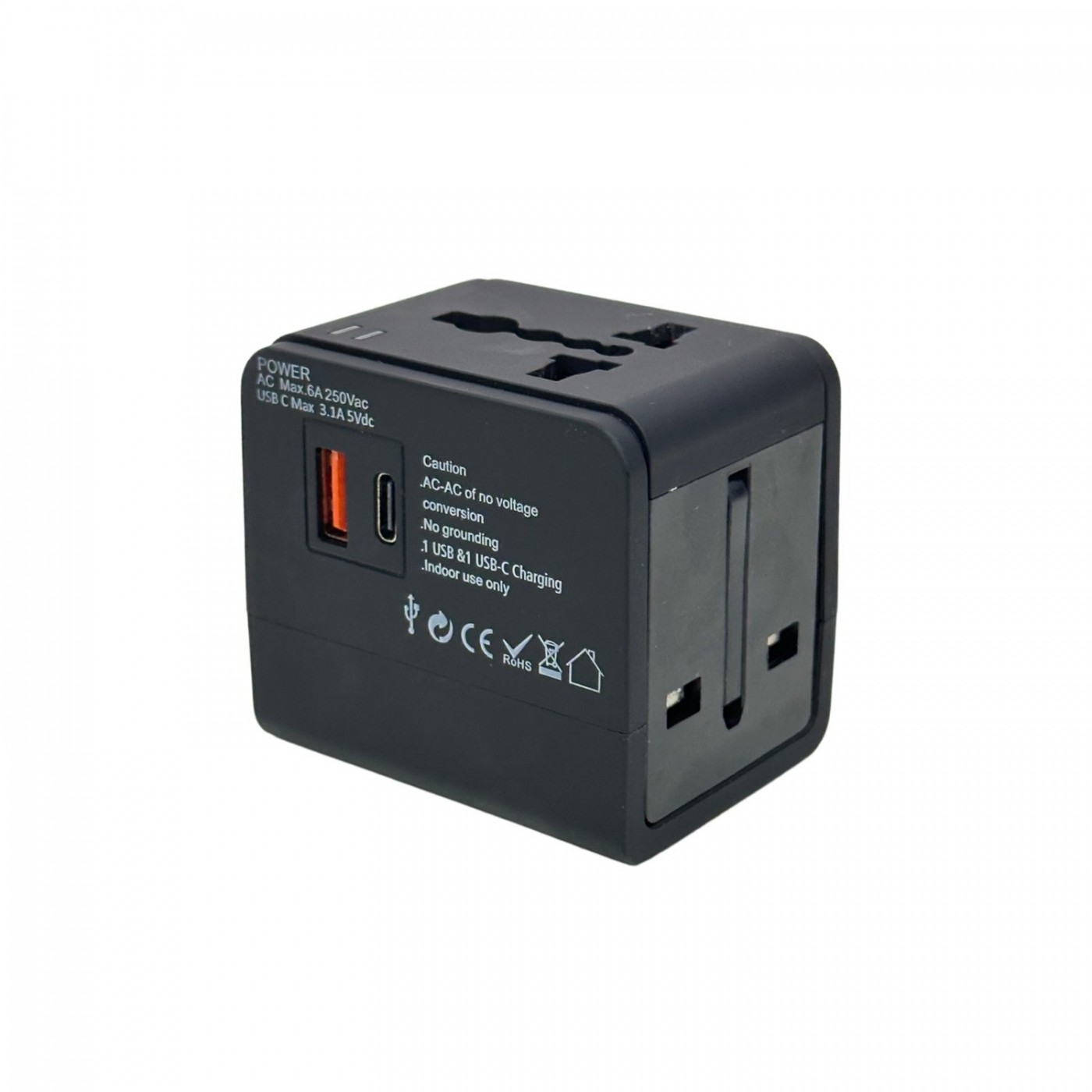 Universal Travel Adaptor with USB & Type C Universal Travel Adaptor with USB & Type C