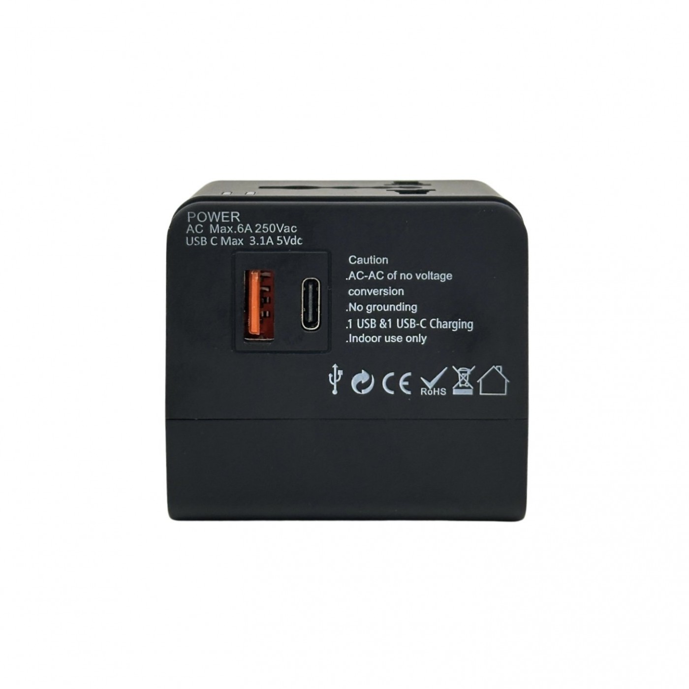 Universal Travel Adaptor with USB & Type C Universal Travel Adaptor with USB & Type C