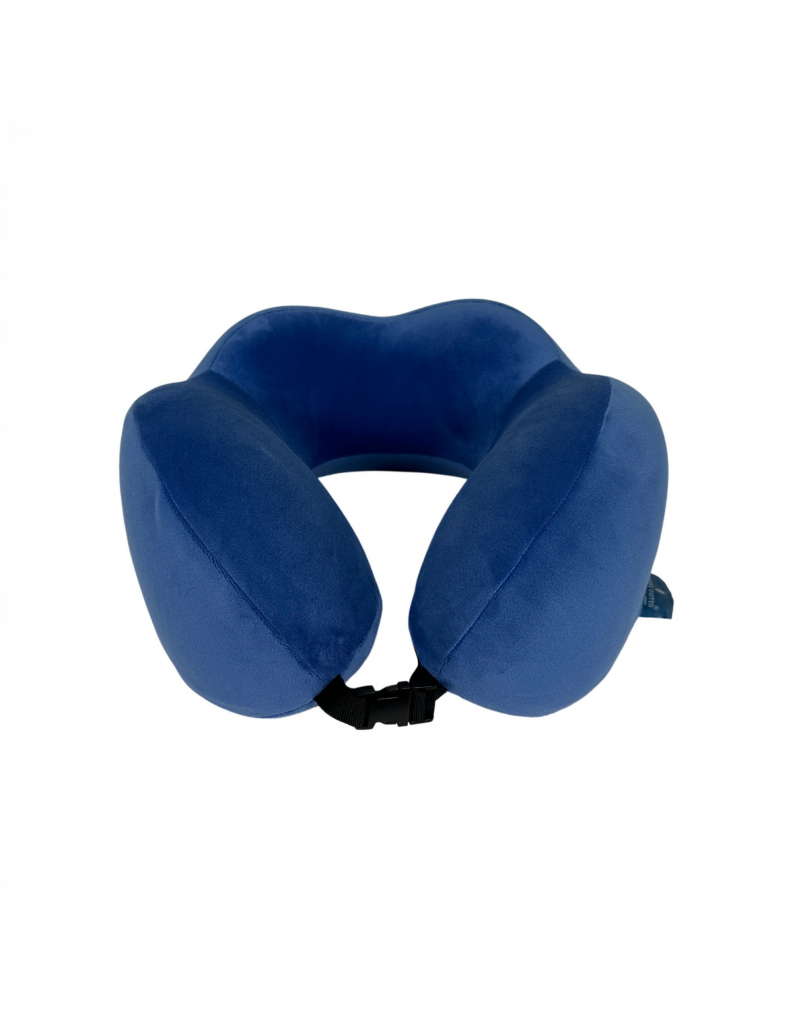 Memory Neck Pillow Dark Blue