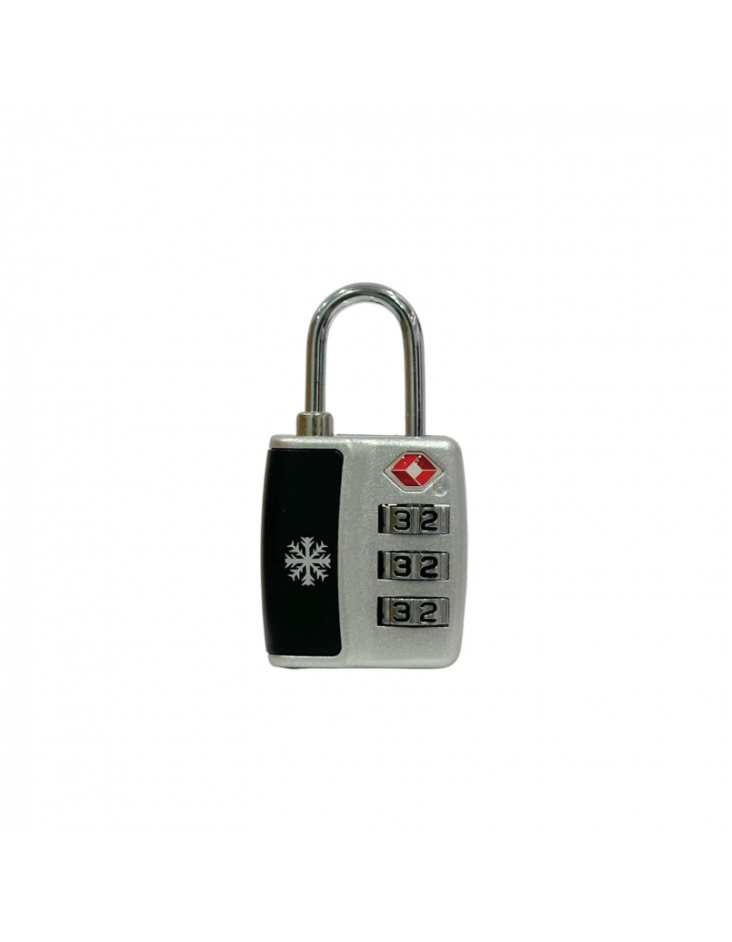 TSA 3-Dial Combination Lock (TSA552) Silver