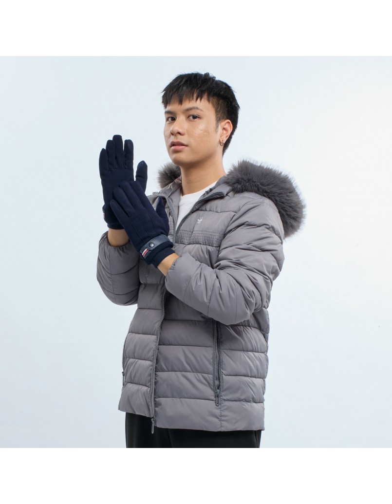 Men Gloves Blue