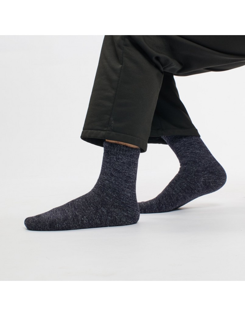 Men Long Socks Dark Blue