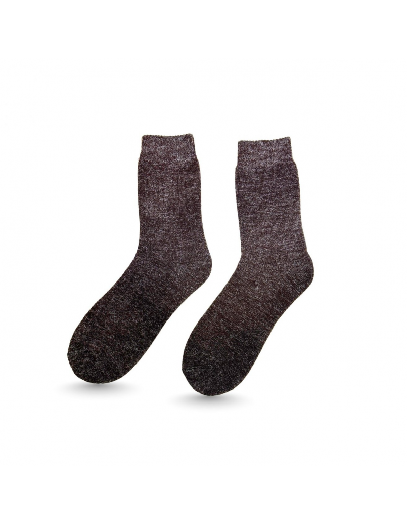 Men Long Socks Brown