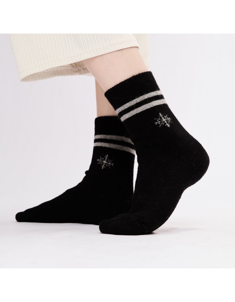 Women's Long Socks Black