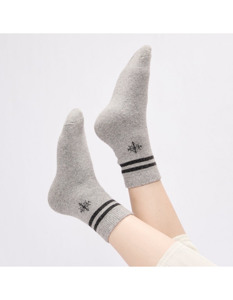 Women's Long Socks Grey