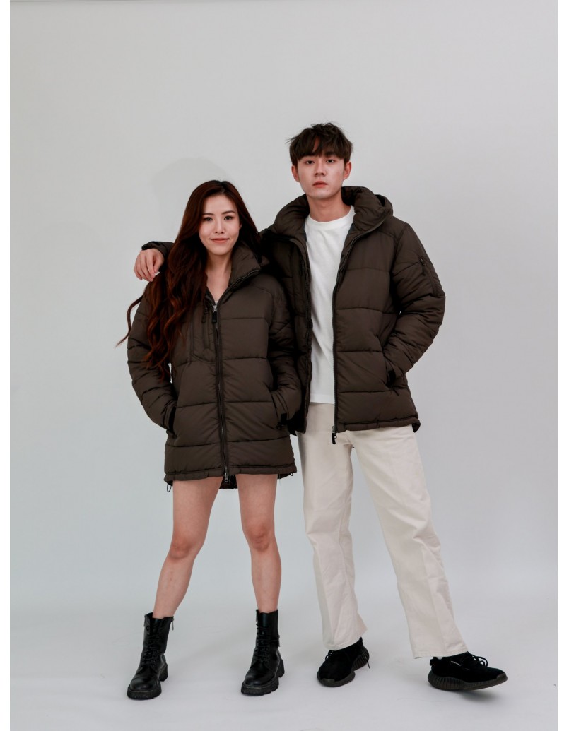 Unisex Winter Jacket Brown