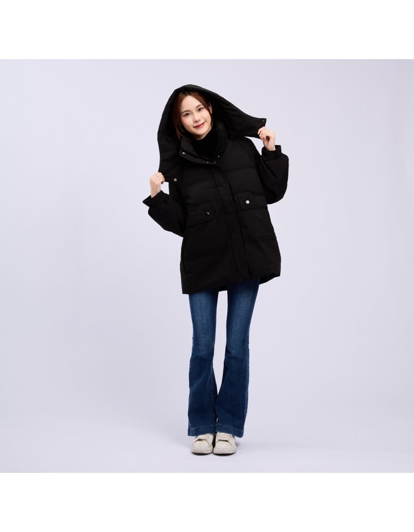 Women's Winter Down Jacket Black