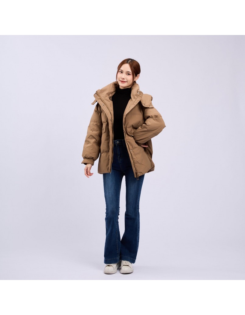 Women's Winter Down Jacket Khaki