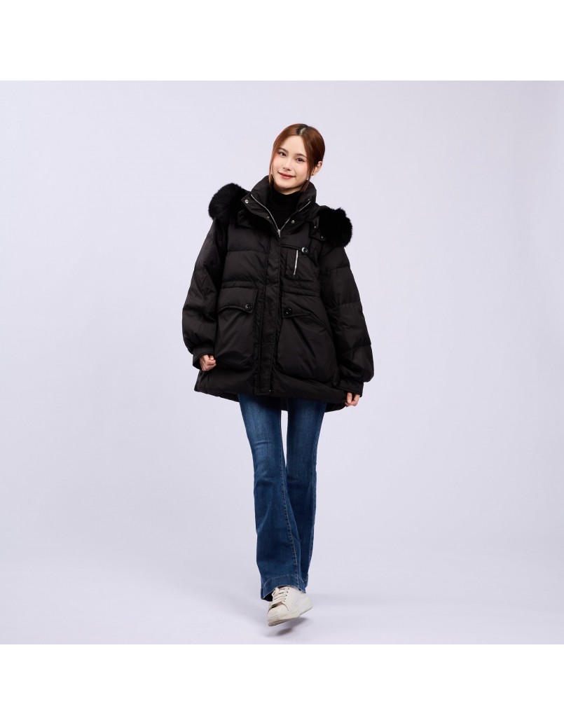 Women's Winter Down Jacket Black