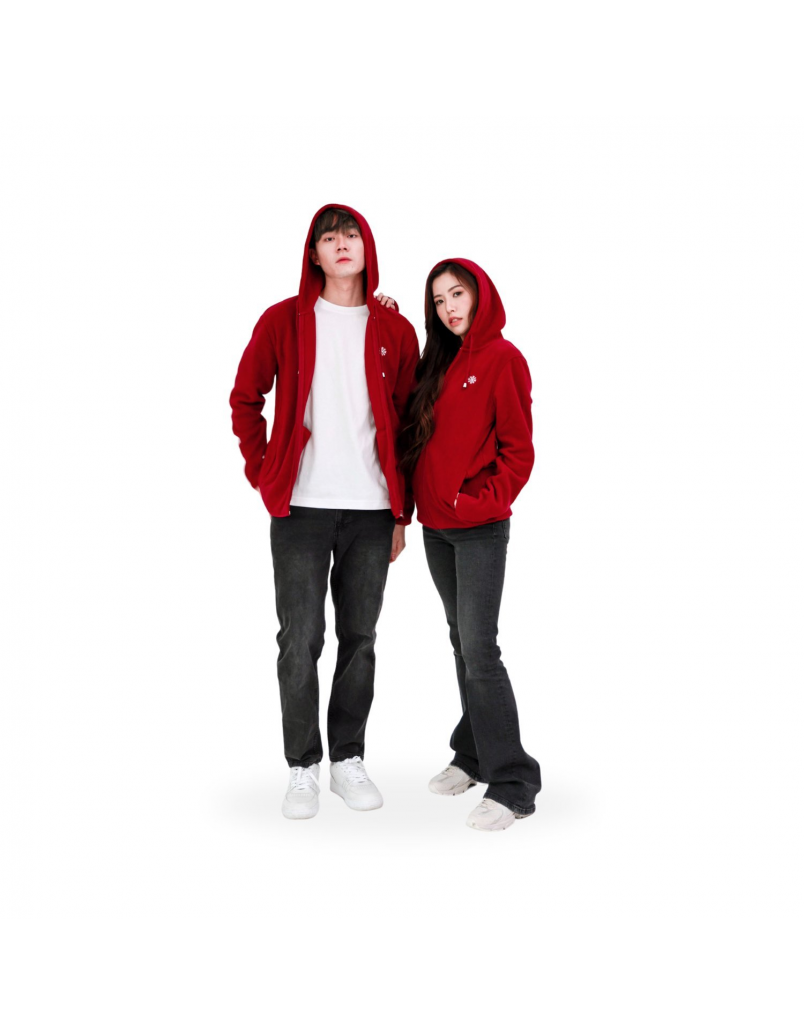 Unisex Fleece Jacket (13001) Maroon