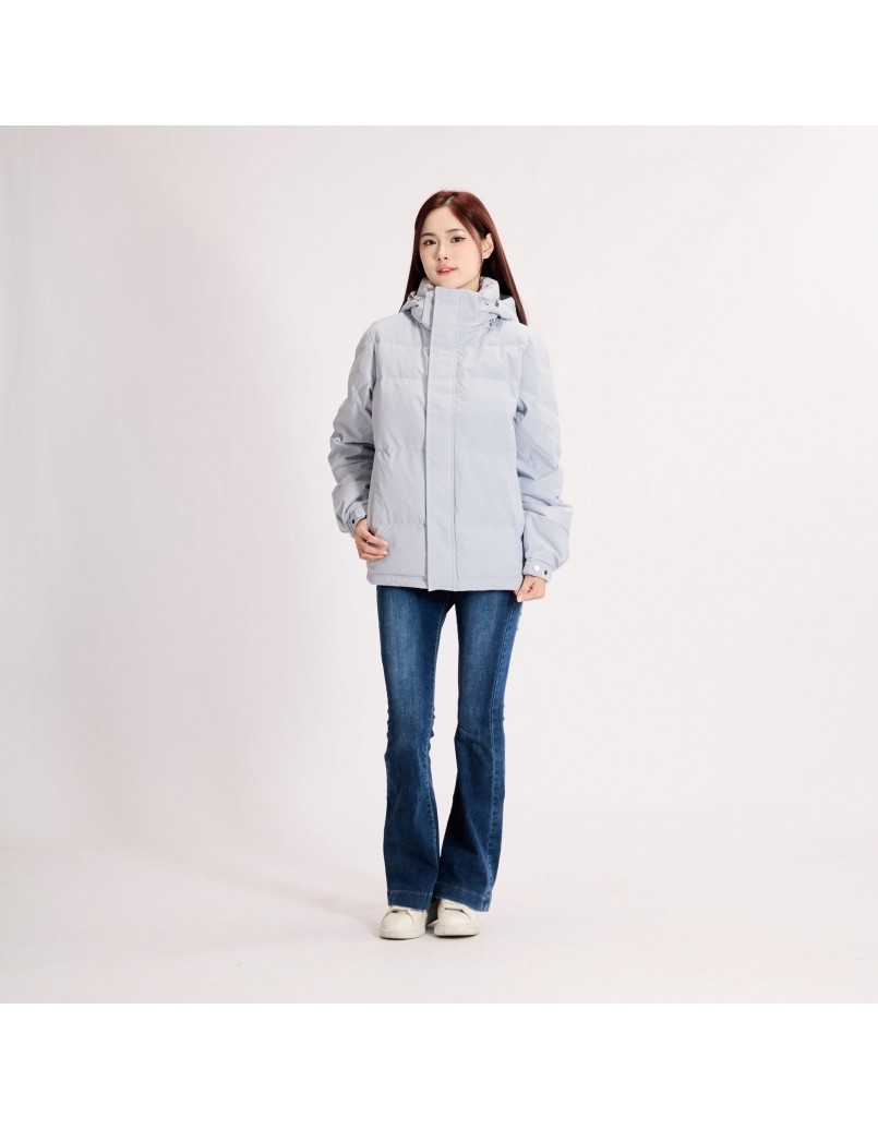 Women's Graphene Thermal Winter Jacket Light Blue