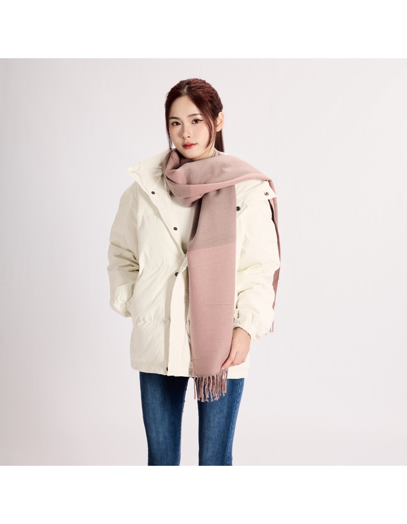 Shade Blend Winter Shawl Pink